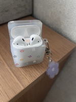 Чехол для наушников Airpods 2 / 1 ( на аирподс 2/1 ) Цветы #36, Далия Н.