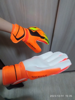 Вратарские перчатки футбольные Jenkins серия Basic, размер 8 #140, Виктория Ж.