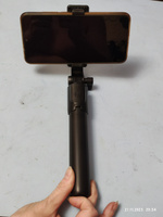 Монопод R75 трипод штатив черный с регулируемым держателем для селфи телефона и Bluetooth пультом селфи палка для смартфона для айфона #4, Виктор Н.
