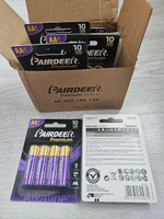 Мощные батарейки щелочные (алкалиновые) Pairdeer Premium АА, 1,5В, 3000mAh, 48шт (пальчиковые) Industrial упаковка #3, Сергей