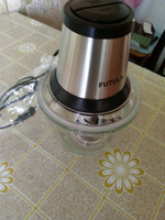 Измельчитель кухонный электрический FUTULA EVS8; Чоппер кухонный с прозрачной чашей 2 литра, 600 Вт #8, Radio Tex