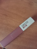 MAYBELLINE NEW YORK Помада для губ Super Stay Matte Ink, тон 180 Revolutionary, жидкая суперстойкая матовая, 5 мл #70, Наталья Х.