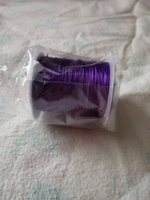 Нить-резинка для бус/браслетов 0,8 мм, цвет: Фиолетовый, длина: 10 м #37, Маргарита М.