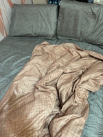 Комплект постельного белья Семейный Сатин/ Простыня на резинке/ Постельное бельё Семейный размер. #46, Кристина