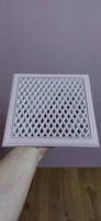 Вентиляционная решетка из усиленного гипса ЕР-001, размер 20х20 см #4, Виктор Г.