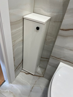 Шкаф пенал в ванную или туалет напольный белый узкий #5, Сергей Ф.