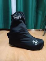 Чехлы на лыжные ботинки BootCover RAY черные со светоотражающими вставками (38-41 размер) #64, Людмила Б.