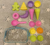 Набор для песочницы детский Vinny Binny формочки мороженое пироженое тортик для игр с песком и для пляжа #8, Ольга