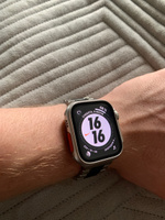 Чехол на часы Apple Watch 44 mm серии 4-6, SE и SE 2, бампер на эпл вотч 44 мм пластиковый с защитой экрана, металлик #29, Темирлан О.