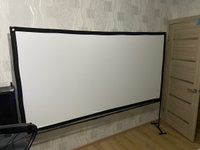 Экран для проектора На подставке 100" 227x127см ткань #3, Дмитрий Ш.