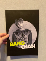 Плакат на стену для интерьера STRAY KIDS (Бан Чан - Bang Chan 3) - Постер по K-POP музыке формата А4 (21x30 см) #17, Надежда Г.