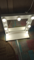 Зеркало гримерное с подсветкой лампочками 50х50 см #4, Ольга П.