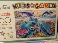 Пазл для детей "Дельфины" 160 элементов Kids Games #14, Татьяна К.