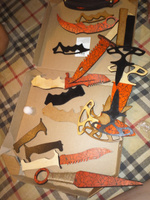 Набор деревянных ножей из игры CS-GO, КС-ГО. Керамбит, кунай, штык нож, нож бабочка. Подарок мальчику на новый год #3, Лиза М.