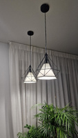 Подвесной светильник , E27, люстра потолочная точечная для кухни / спальни / зала #2, Сергей