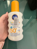 Детский солнцезащитный спрей NIVEA Sun Ультра защита для чувствительной кожи SPF 50+, сверхводостойкий, 200 мл #110, ВИКТОРИЯ Б.