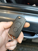 Корпус выкидного ключа зажигания автомобиля с 2 кнопками для Санг Енг / Ssang Yong #7, Александр П.