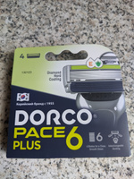 Dorco Сменные кассеты PACE6 Plus, 6-лезвийные + лезвие-триммер, крепление PACE, увл.полоса (4 сменные кассеты) #71, Сергей Н.