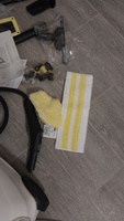 Пароочиститель для дома Karcher SC 2 EasyFix, белый + аксессуары VELERCART: насадка для мытья окон, 4 пластиковые щёточки и 2 латунные #89, Светлана А.