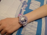 Игрушка Куроми часы наручные детские кварцевые с подсветкой Kuromi #7, Tatiana А.