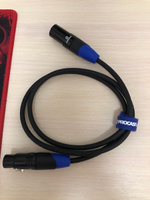 Межблочный балансный кабель PROCAST cable XLR(m)/XLR(f), длина 1m, цвет черный #3, Максим З.