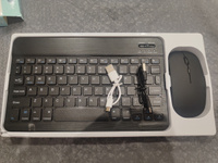 Клавиатура беспроводная для компьютера и мышь SHELEVAR, механическая игровая, для планшета и телефона #3, Ирина И.