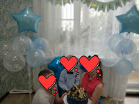 Набор шариков на праздник с растяжкой гирляндой с Днем рождения #5, Юлия К.
