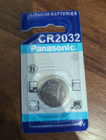 Panasonic Батарейка CR2032, Литиевый тип, 2 шт #20, Сергей Р.