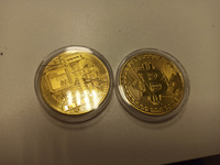 Сувенирная монета Биткоин (Bitcoin) 2 штуки #7, Влад Р.
