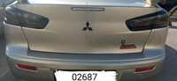 Шильдик (логотип, эмблема) Mitsubishi black #6, Богдан К.