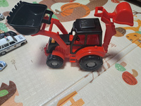 Синий трактор с ковшом машинка игрушка детская для мальчиков #10, Альфия Ш.
