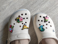 Джибитсы на crocs набор украшений клипсы для кроксов спанч боб #10, Дарья В.