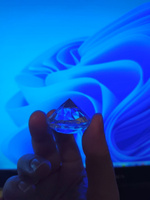 Прозрачный хрустальный кристалл алмаз 3 см бриллиантовой огранки #3, Анастасия С.