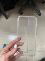 Чехол для Apple iPhone 13 Pro / Айфон 13 Про (REMAX RM-1688) прозрачный, противоударный, силиконовый чехол кейс накладка #2, Никита А.