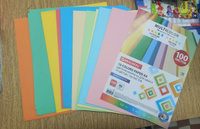 Цветная бумага А4 для школы двусторонняя, набор 10 цветов 100 листов для творчества и скрапбукинга, 80 г м2, Brauberg Multicolor #117, Светлана М.