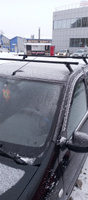 Багажник на крышу автомобиля Рено Логан 1 2004-2015 / Renault Logan I Комплект креплений для штатных мест со стальными поперечинами / Автобагажник с дугами #18, Михаил Г.