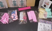 Игровой набор Playtown Дом для кукол "Вилла с балконом", 2 этажа, с куклой #78, Анастасия М.