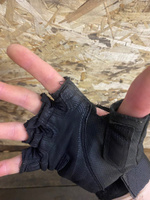 Тактические перчатки спортивные без пальцев черные L для занятий на тренажерах для тяжелой и легкой атлетики, для турника и брусьев, качалки, воркаута, для фитнеса, для велоспорта и активного отдыха #69, Артем К.