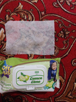 Влажные салфетки детские "Лимон Лайм" 1440 шт (120 шт. х 12 упаковок) #68, Ойнисо М.