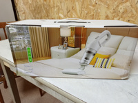Пылесос вертикальный беспроводной, с контейнером для дома, 6000 Па, белый #1, Полина И.