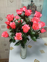Розы премиум класса караловые 70 см 24 цветка #4, Елена Т.