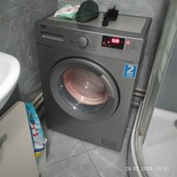 Стиральная машина Beko WSRE6512ZSS (Цвет: Silver) #6, Елена А.