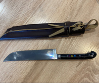 Узбекский Пчак Кухонный нож для имбиря, для рыбы, длина лезвия 12 см #23, Олег