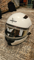 VEGA Шлем для снегохода, цвет: белый, размер: XL #4, Роман