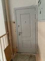 Дверь входная металлическая DIVA ДХ-9 2050х860 Правая Альберо браш грей - Д7 Белый софт, тепло-шумоизоляция, антикоррозийная защита для квартиры, УТ-00080480 #2, Анастасия Щ.