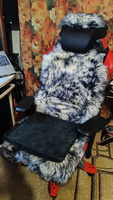 Сидушка для комфорта офис (черный), подушка на кресло офисное компьютерное игровое, накидка для стула, подушка под попу #4, Анатолий М.