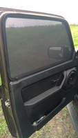 Солнцезащитные каркасные автошторки на Лада Нива Lada Niva 2121 PREMIUM, комплект на передние двери, встроенные магниты, ЗАТЕМНЕНИЕ 90% "KIT Тюнинг" #5, Роман А.