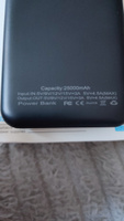 Внешний аккумулятор Повербанк 25000 mAh быстрой зарядкой TOPALIAN power bank для телефона Iphone, повербанк для телефона xiaomi, samsung, huawei, honor, черный #20, Александр Б.