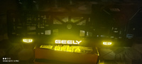 Рамка номера со светодиодной LED подсветкой с логотипом для автомобиля GEELY , тюнинг авто, рамка гос номер, 1 шт, 12 В #1, Сергей Х.