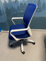 Guocai Офисное кресло Кресло компьютерное, в офис, синий #15, Евгений П.